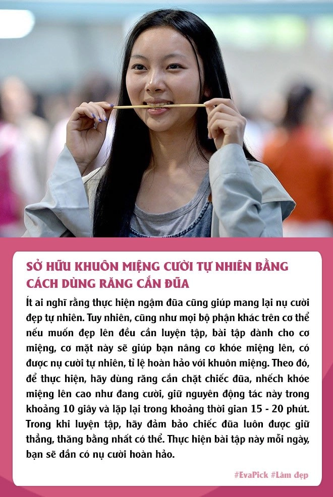 Không phẫu thuật tậu 7 mẹo giúp nàng đẹp lên từng ngày dựa tường sau ăn dùng răng cắn đũa - 2