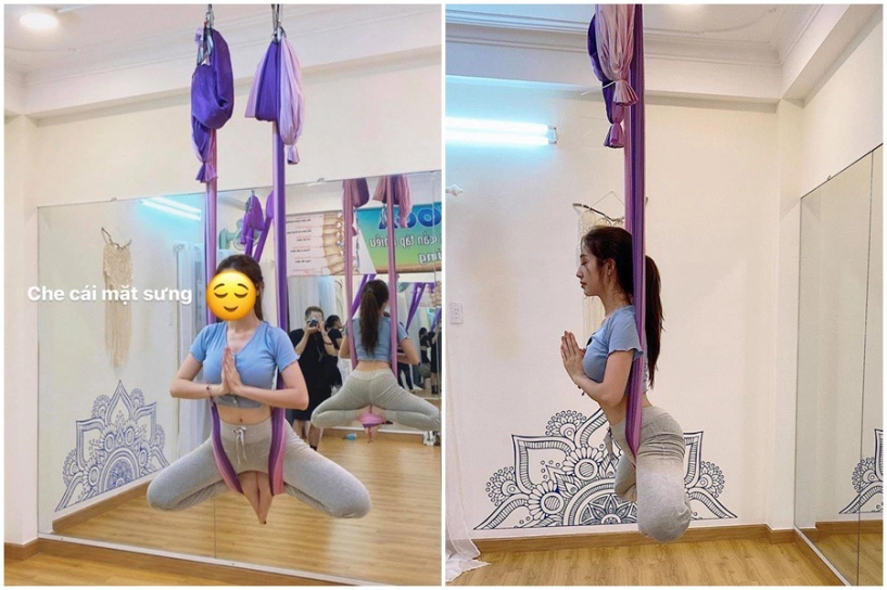 Khổng tú quỳnh nhập hội mê yoga bay bảo sao dáng nuột nà vòng 3 quả táo đẹp mê - 6