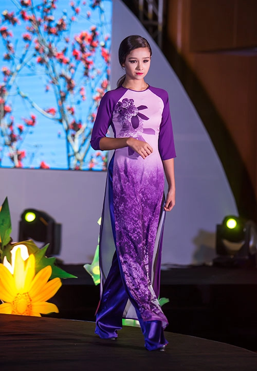 Mẫu lai viêt- đưc 13 tuổi dịu dàng trong ta ao dai - 1