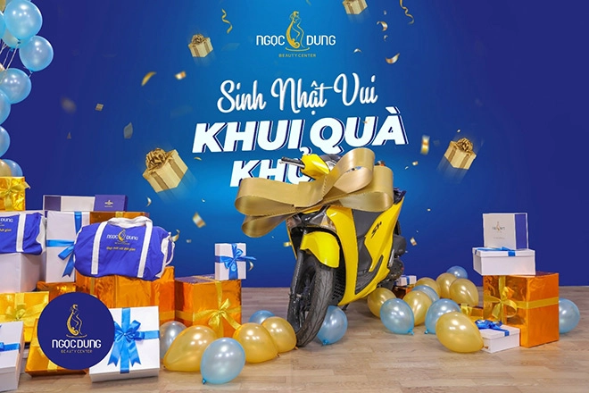 Mừng sinh nhật 22 tuổi 100 khách hàng đến hệ thống thẩm mỹ viện ngọc dung đều được nhận quà - 2