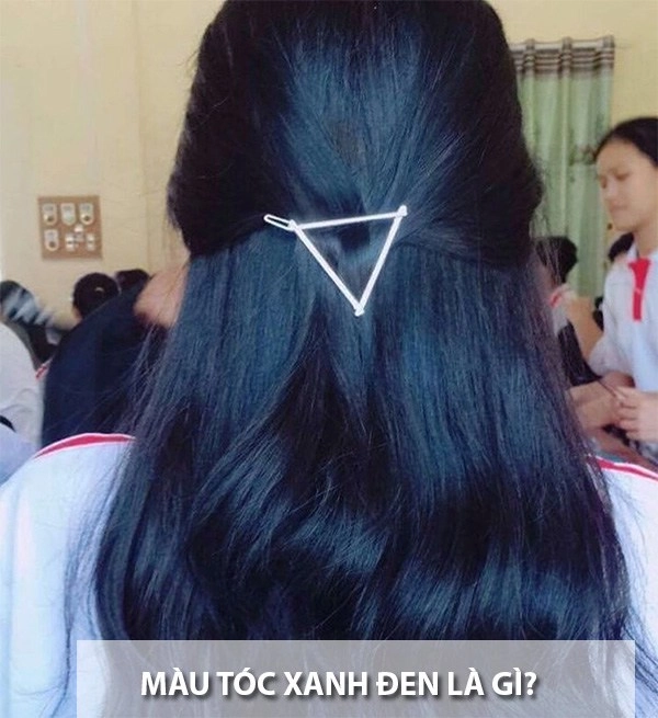 Những màu tóc xanh đen cho nữ đẹp và hot nhất hiện nay - 1