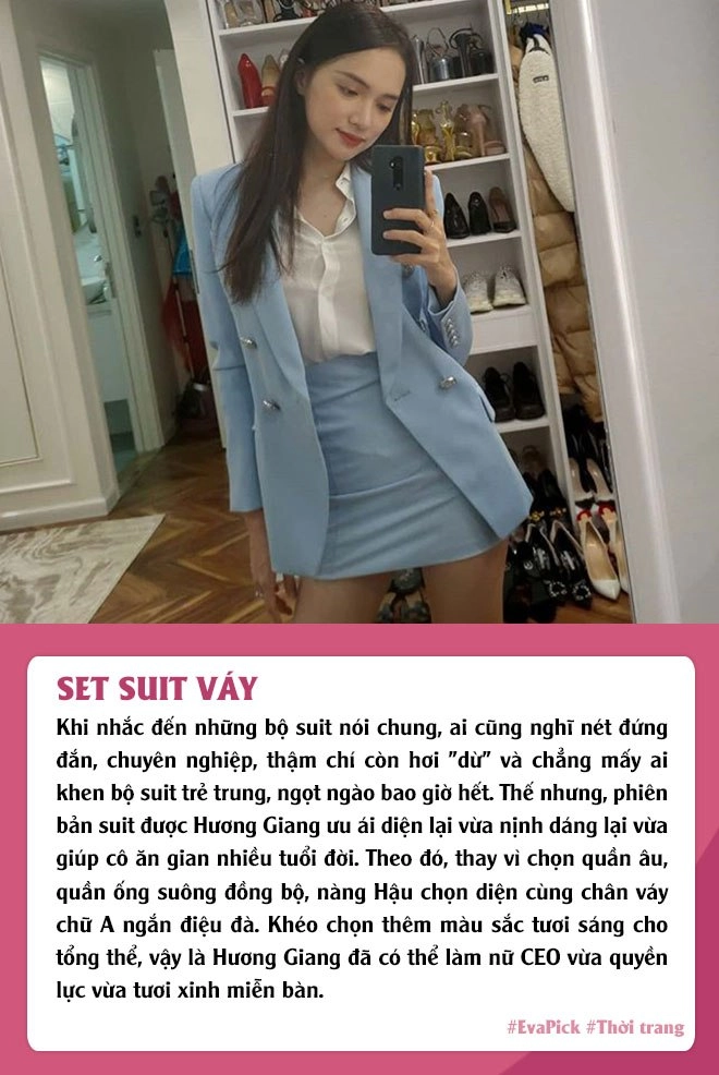 Soi tủ đồ hương giang gọi tên 6 kiểu trang phục làm nên style nữ ceo thanh lịch giàu có - 5