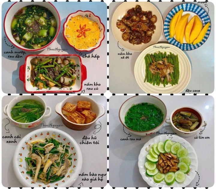 30 mâm cơm chay tuyệt ngon của chồng 8x chiều vợ mỗi ngày tiền chợ chưa đến 100k - 7