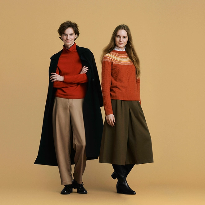 Bst uniqlo x ines de la fressange mùa thuđông 2020 tôn vinh hình ảnh phụ nữ thập niên 70 - 5