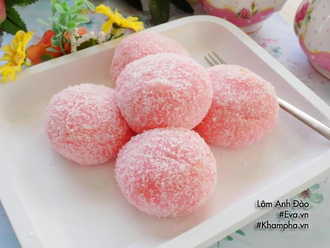 Dẻo dẻo thơm thơm ngon ngọt với bánh mochi vị dâu nhân xoài tuyệt hảo - 10