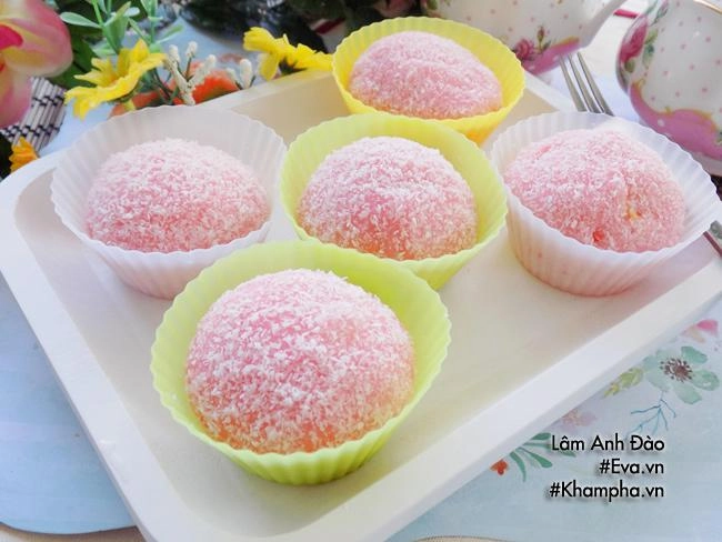 Dẻo dẻo thơm thơm ngon ngọt với bánh mochi vị dâu nhân xoài tuyệt hảo - 11