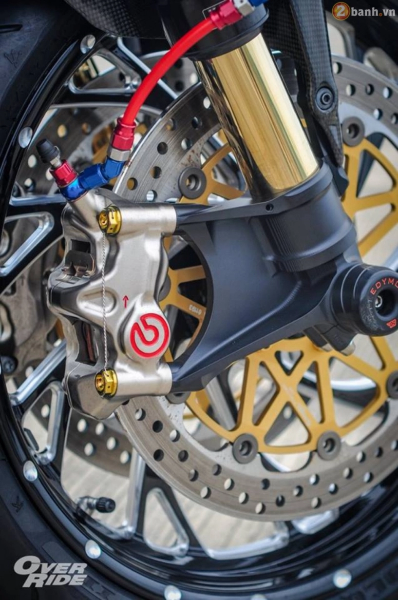 Ducati diavel trong bản độ cromo đầy tốn kém của anh chàng biker khổng lồ - 17