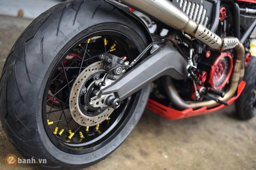 Ducati scrambler nổi loạn với phong cách tracker mang tên brat racer - 6