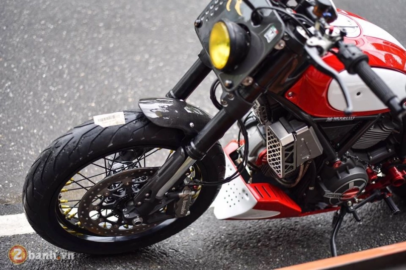 Ducati scrambler nổi loạn với phong cách tracker mang tên brat racer - 2