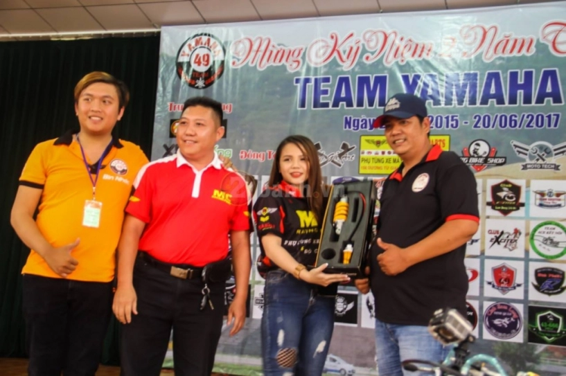 Hàng trăm biker đồng quy tụ mừng sinh nhật lần ii team yamaha 49 - 13