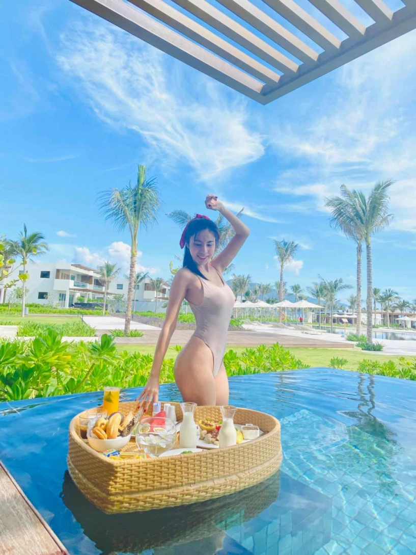 Hậu tăng cân thủy tiên dậy sóng với vòng 3 nảy lửa nhan sắc càng gây tranh cãi - 1
