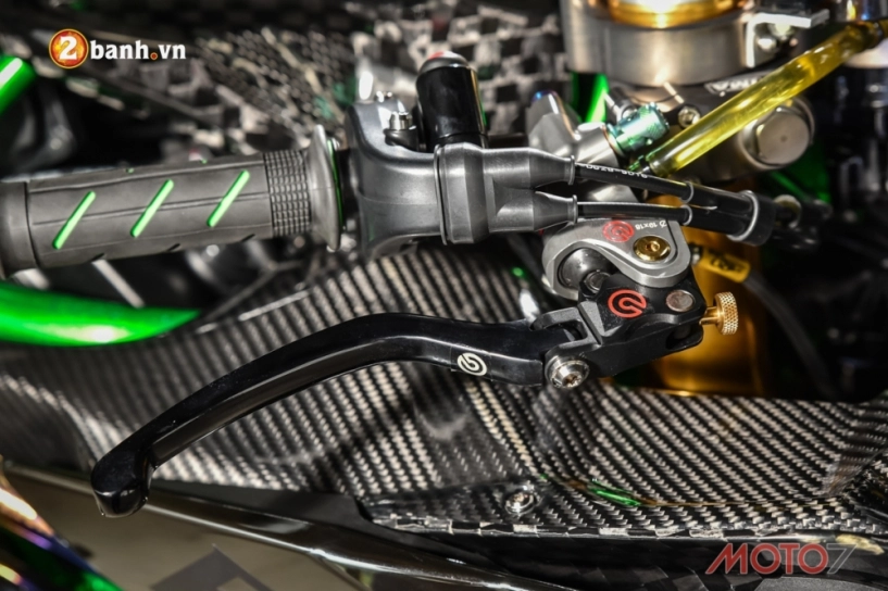 Kawasaki h2 siêu phẩm ninja full carbon fiber - 4