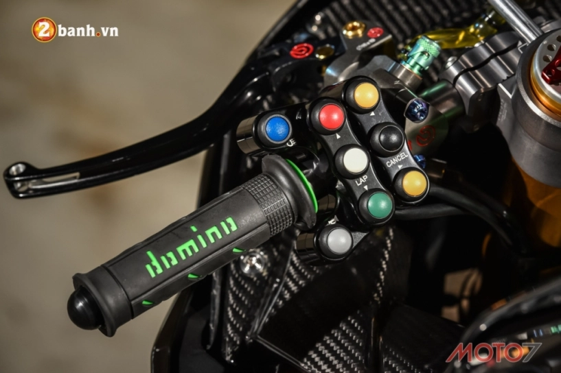 Kawasaki h2 siêu phẩm ninja full carbon fiber - 6