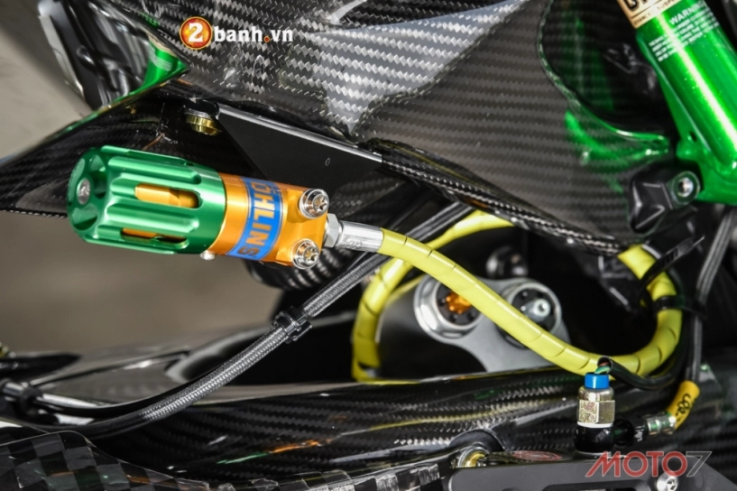 Kawasaki h2 siêu phẩm ninja full carbon fiber - 15