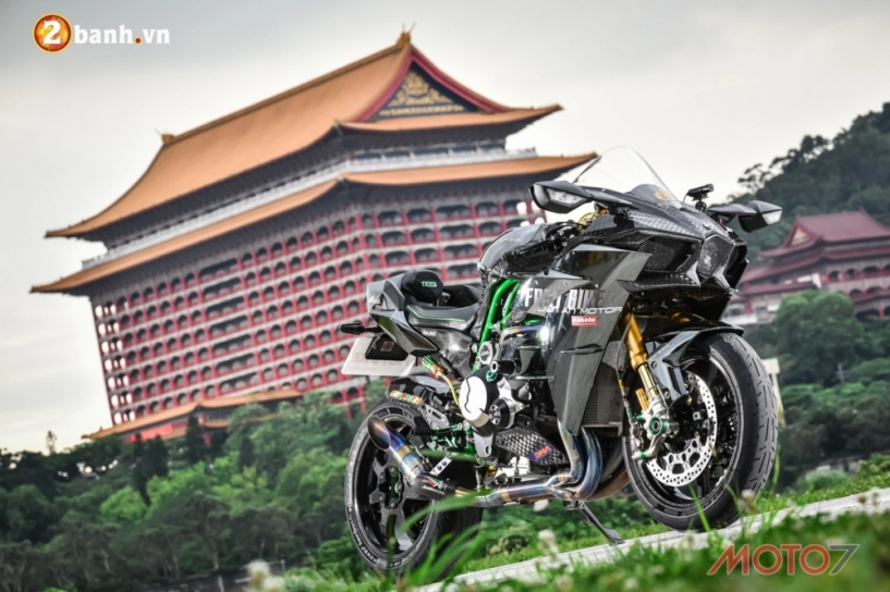 Kawasaki h2 siêu phẩm ninja full carbon fiber - 23