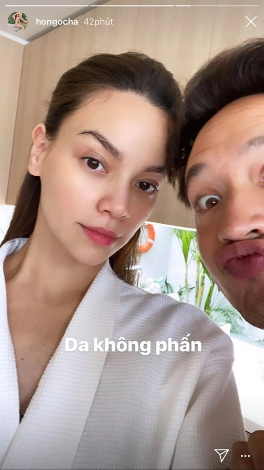 Khi vợ chồng sao việt khoe mặt mộc trấn thành - hari won thua xa loạt cặp đôi - 1