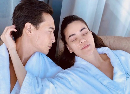 Khi vợ chồng sao việt khoe mặt mộc trấn thành - hari won thua xa loạt cặp đôi - 24