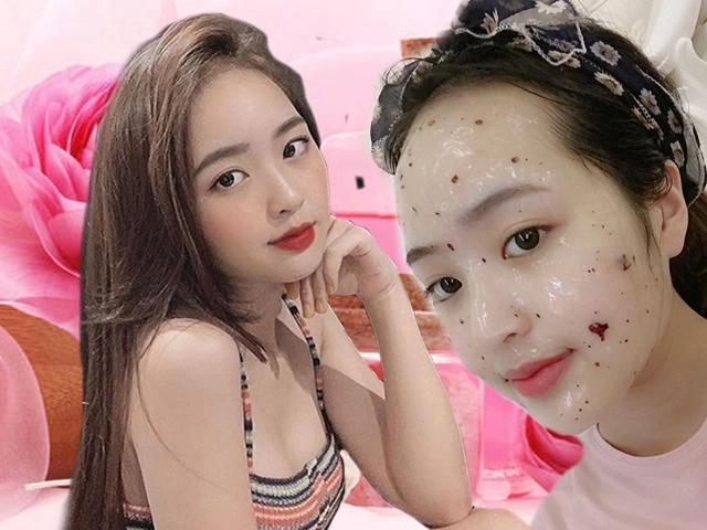 Không cần đổ xô đi spa tự làm mặt nạ collagen hoa hồng cho da căng mịn trắng hồng - 1