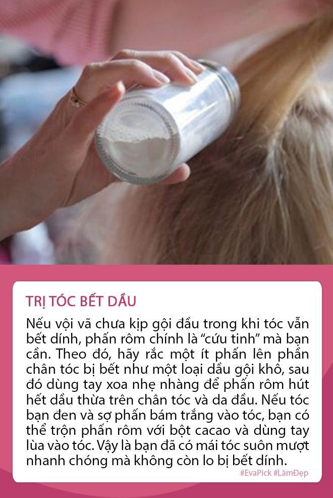 Mua 1 hộp phấn rôm giá rẻ bèo chị em có ngay 7 mẹo làm đẹp từ đầu đến chân - 1