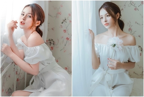 Nữ sinh hot nhất nhì quỳnh búp bê ngoài đời con 3 tuổi đi bán chân giò nướng - 6