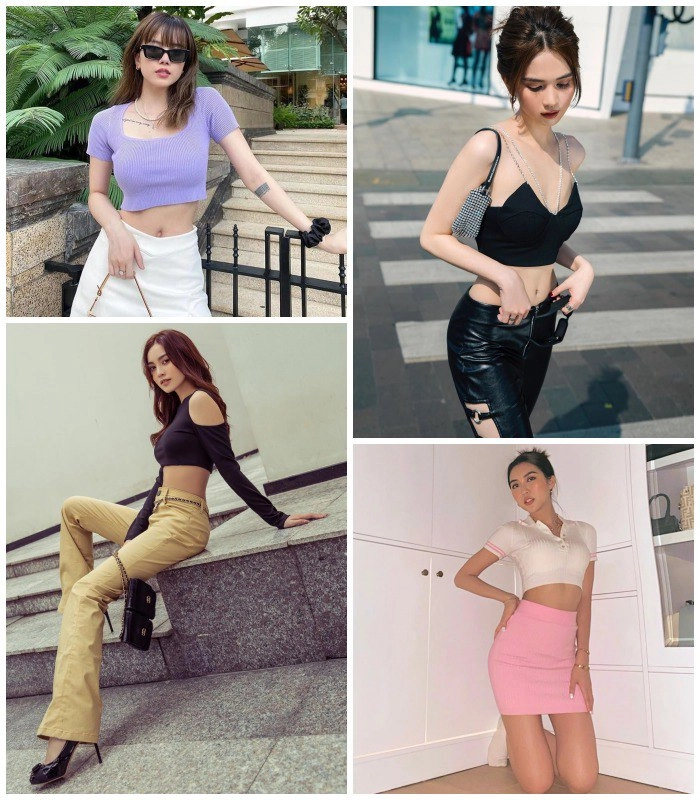 Sao việt diện croptop khoe chân ngực quyến rũ đến chi pu mang vào nhảy nhót lại thành hớ hênh - 1