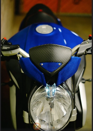 Siêu phẩm mv agusta dragster 800rr với bản độ deep blue full carbon - 5