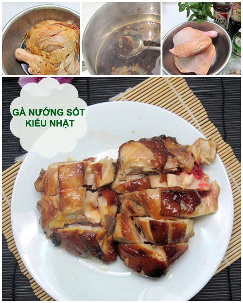 Thực đơn gà kiểu nhật canh bí nấu tôm - 1