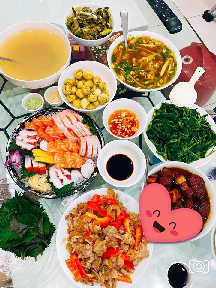 Vợ khoe bàn ăn đầy món ngon hồng đăng nói một câu khiến hội chị em ghen đỏ mắt - 3