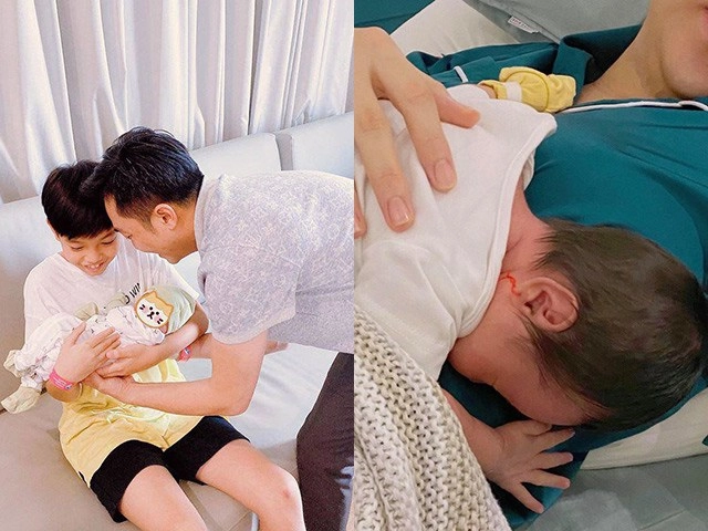 Mẹ vợ cường đôla quá yêu cháu ngoại con gái càng giấu bà càng khoe rõ mặt bé - 7