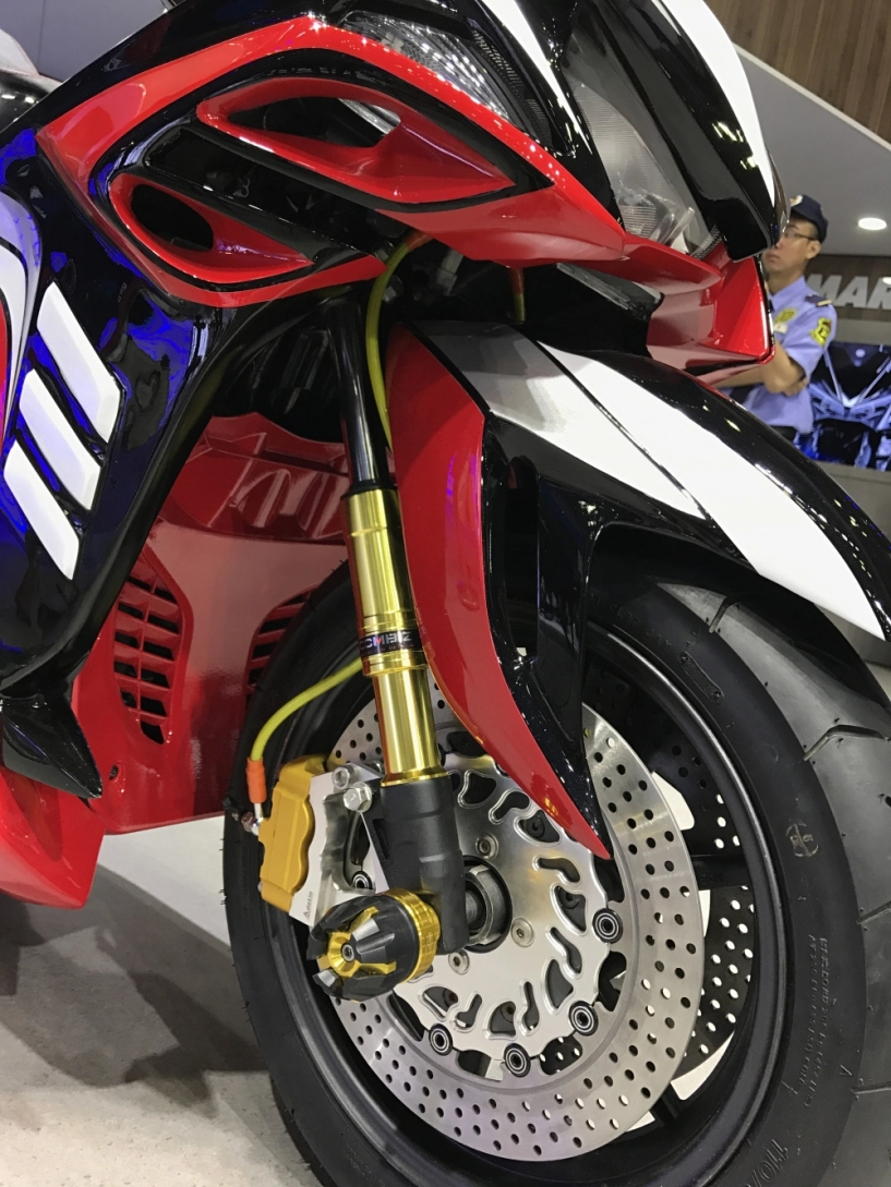 Yamaha nvx 155 độ biến hình từ phillippines về trưng bày ở motorshow - 7