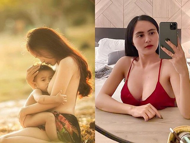 Đưa con trai đi bơi bà mẹ vòng 1 ngồn ngộn đàn ông liên tục mất tập trung - 14