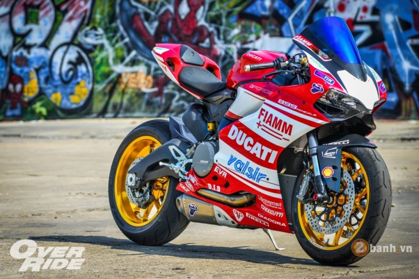Ducati 899 đẹp dã man trong bản độ phong cách đường đua - 1