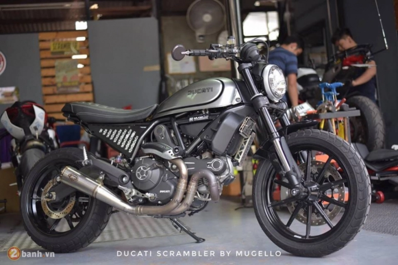 Ducati scrambler chiến binh hoài cổ lột xác đầy ấn tượng từ mugello - 1