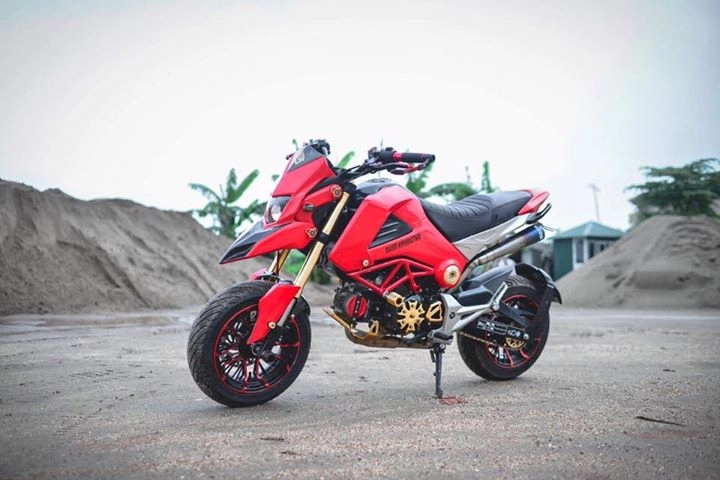 Msx phiên bản độ ducati hyper motard cực kỳ táo bạo - 1