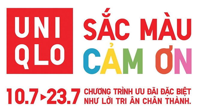 sắc màu cảm ơn - lời tri ân đặc biệt từ uniqlo tháng 7 này - 1