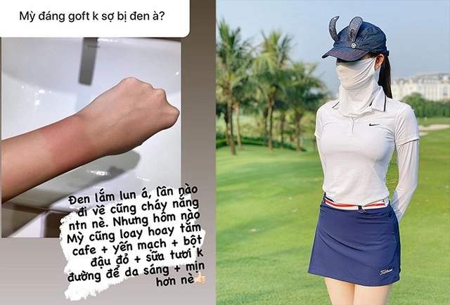 Sao việt cháy nắng sau mùa hè loạt hoa hậu da hai màu thuỷ tiên kêu trời vì hậu quả - 1