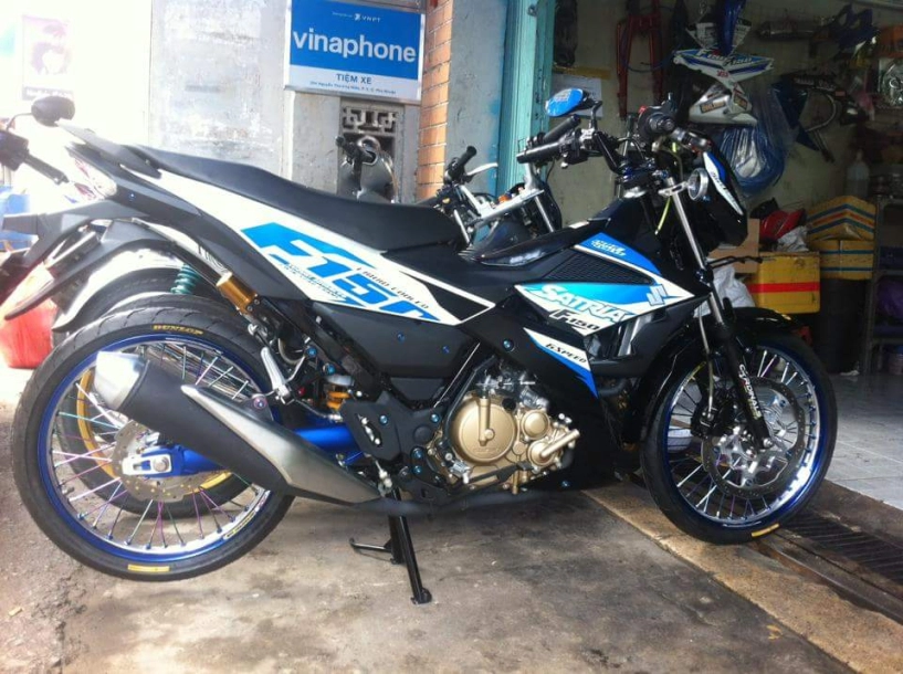 Satria 150 fi độ dàn chân tuyệt đẹp tại sài gòn - 5