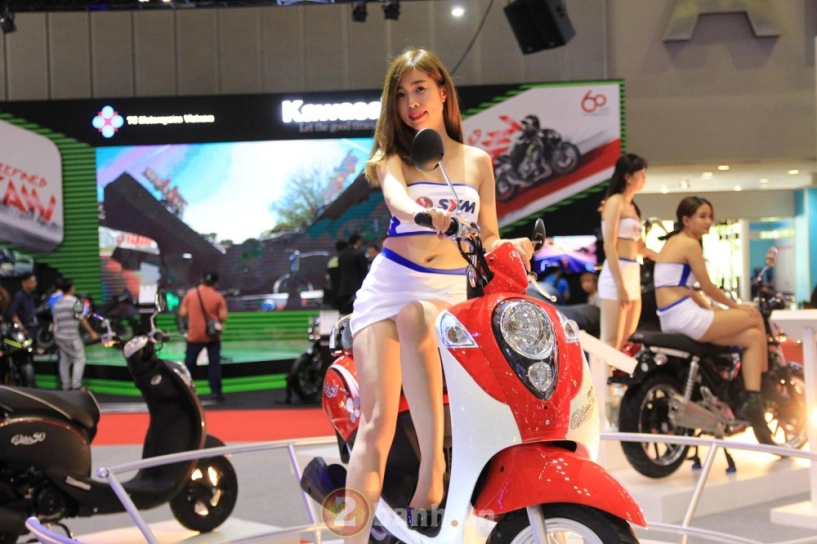 Toàn cảnh gian hàng sym ở vietnam motorcycle show 2017 - 17