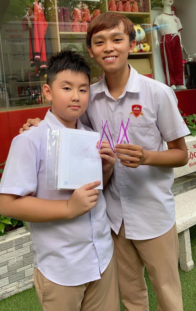 Từ quê lên con trai lê phương đi khai giảng sung sướng cùng trường quốc tế với hồ văn cường - 5