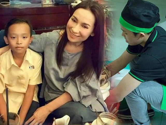 Từ quê lên con trai lê phương đi khai giảng sung sướng cùng trường quốc tế với hồ văn cường - 9