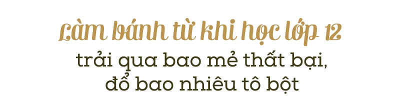 Từng đổ bao tô bột vứt nhiều chiếc bánh hỏng 9x sài gòn giờ làm bánh đẹp như đầu bếp - 1