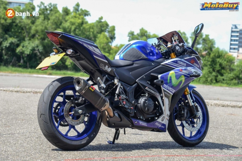 Yamaha r3 lột xác trong bản độ movista cực chất - 1