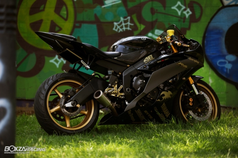 Yamaha r6 super black show cùng chủ xe - 1