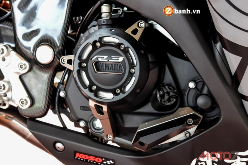 Yamaha yzf-r3 tỏa sáng phong cách valentino rossi motogp - 9