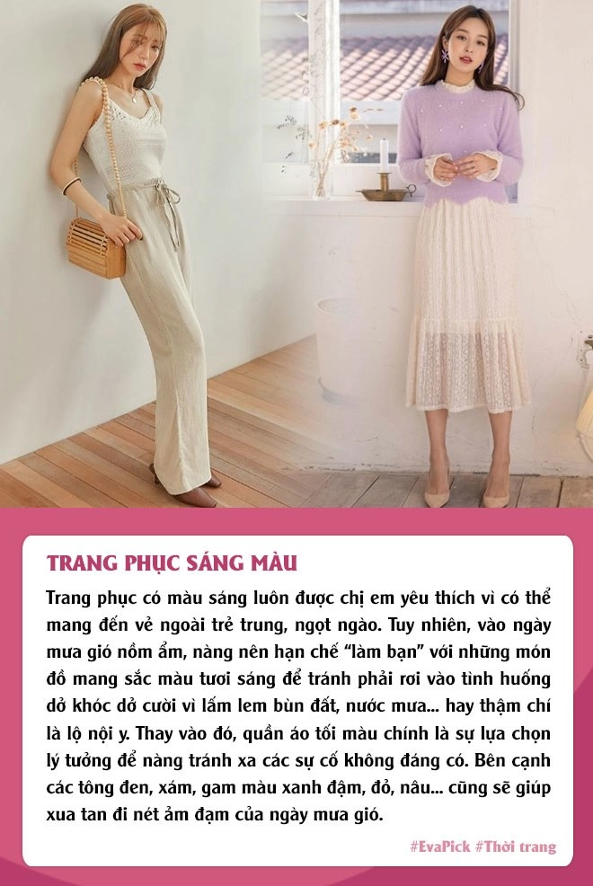 4 kiểu nên cất tủ 3 món mặc thường xuyên thời trang ngày mưa theo công thức này là chuẩn - 2