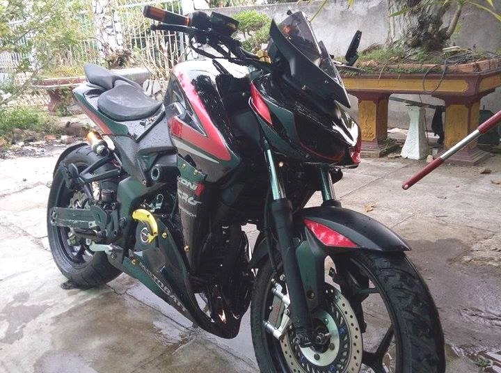 Bất ngờ với chiếc kawasaki bajaj pulsar 200ns độ phong cách z1000 - 1