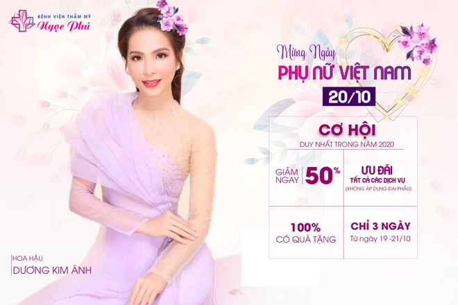 Bệnh viện thẩm mỹ ngọc phú ưu đãi đặc biệt mừng ngày phụ nữ việt nam - 1