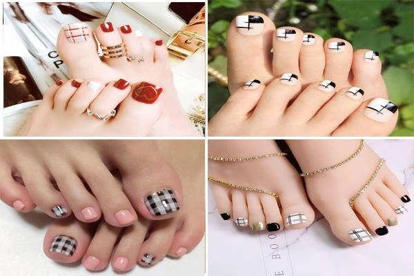 Các mẫu vẽ móng chân đẹp dễ thương đơn giản khiến nàng mê mẩn - 3