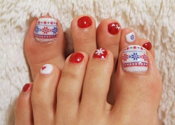 Các mẫu vẽ móng chân đẹp dễ thương đơn giản khiến nàng mê mẩn - 5