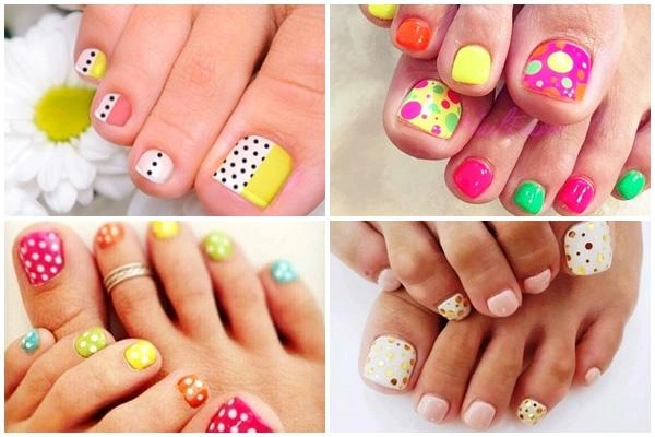 Các mẫu vẽ móng chân đẹp dễ thương đơn giản khiến nàng mê mẩn - 14